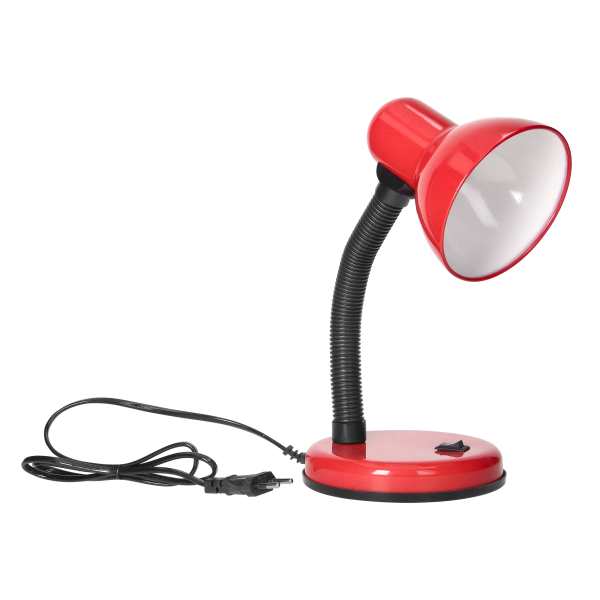 FUPI, desk lamp, 10W, E27, steel+ plastic, red FUPI, desk lamp, 10W, E27, steel+ plastic, red